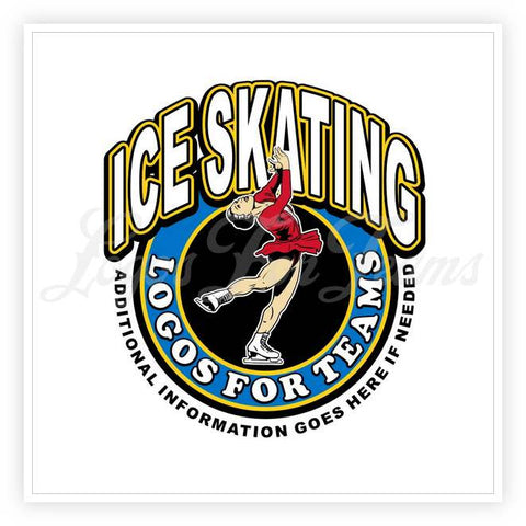 Ice Skating Logo 01