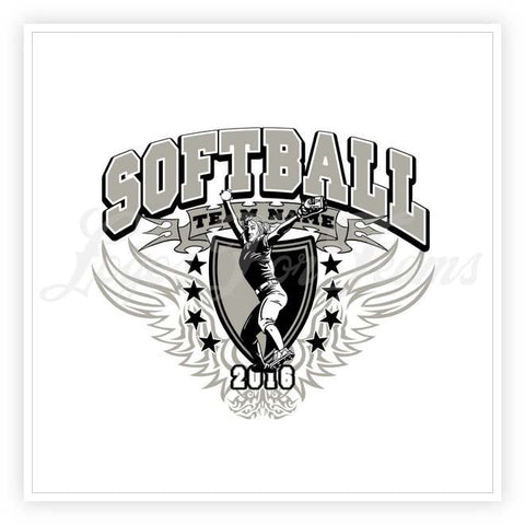 Softball Logo 102