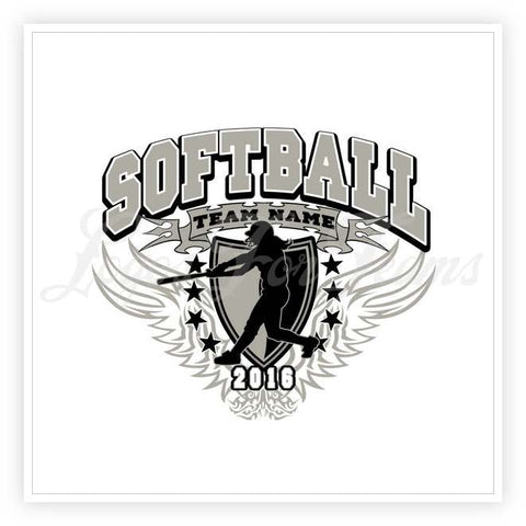 Softball Logo 103