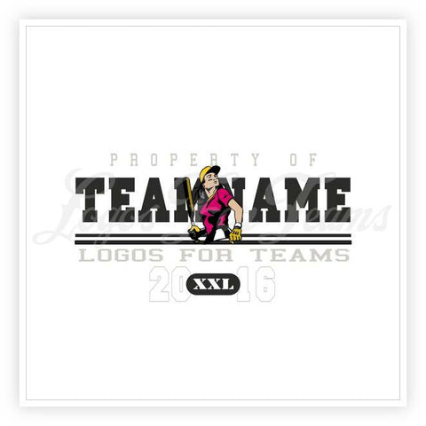 Softball Logo 113