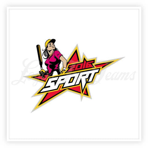 Softball Logo 124