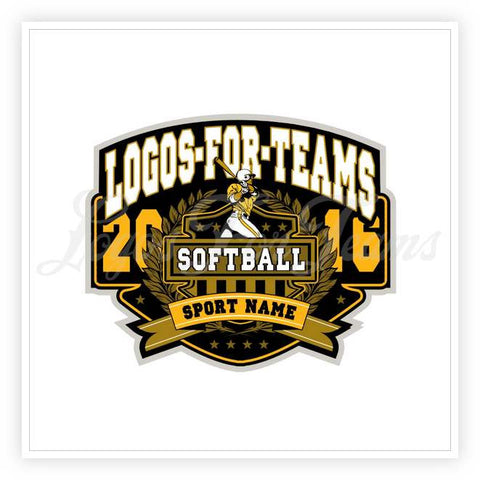 Softball Logo 43