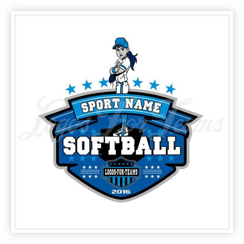 Softball Logo 54