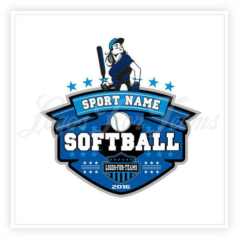 Softball Logo 55