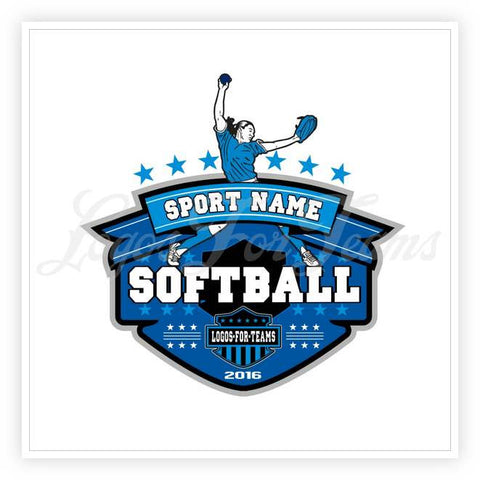 Softball Logo 61
