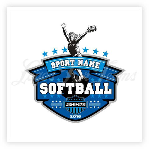 Softball Logo 62