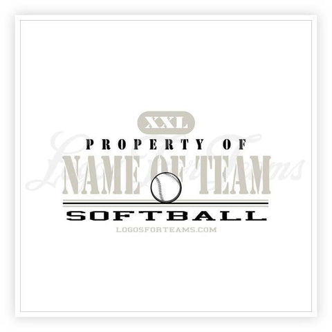 Softball Logo 67