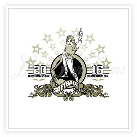 Softball Logo 97