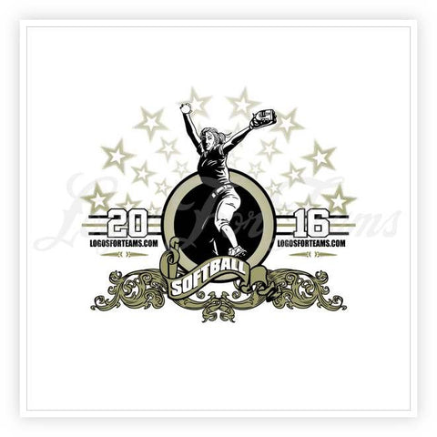 Softball Logo 98