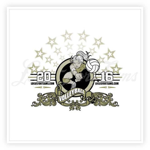 Volleyball Logo 37