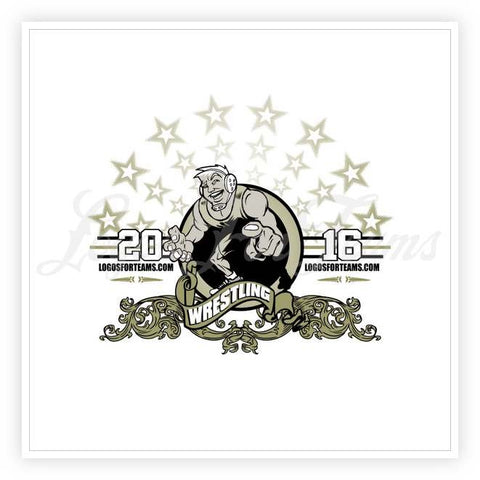 Wrestling Logo 35