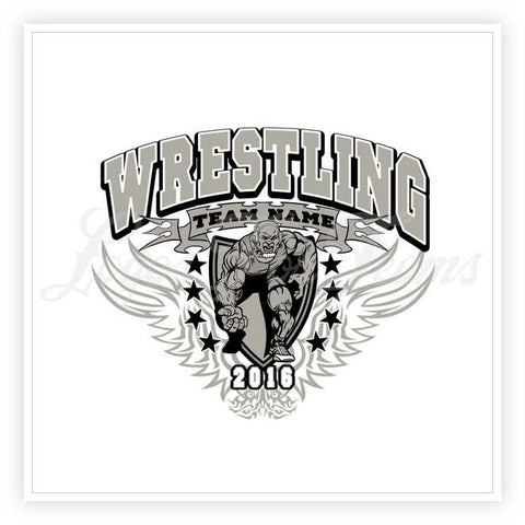 Wrestling Logo 36