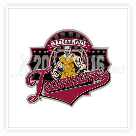Wrestling Logo 45